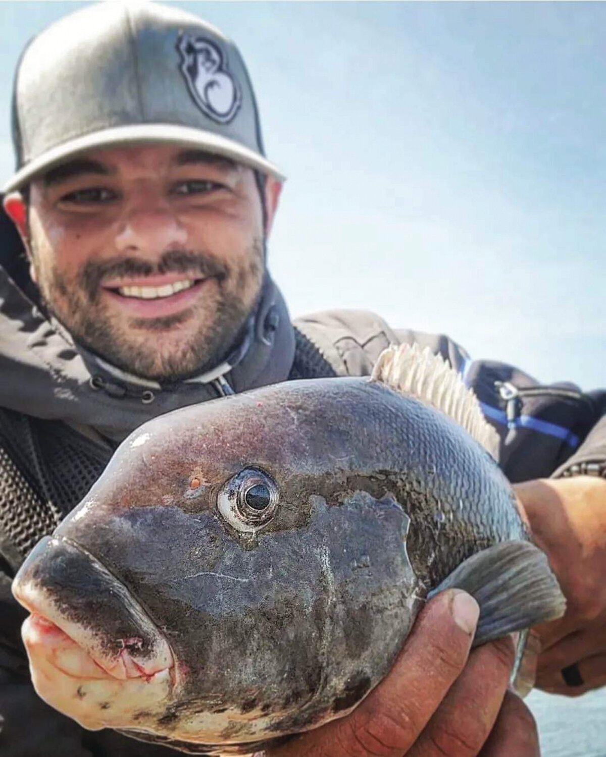 TAUTOG BITE IS GOOD: “The tautog bite is good on the Taunton River, like this keeper caught by Brian Andrade,” said Dave Henault of Ocean State Tackle.